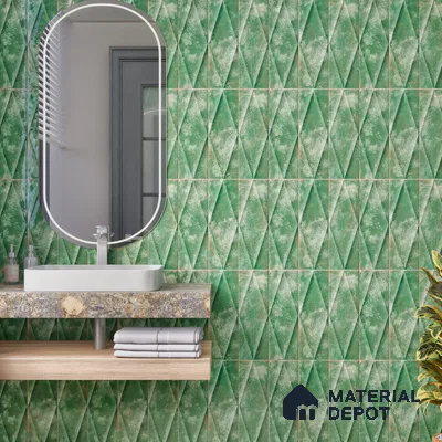 TL 07182 Plaka Cosmo Aviation 1 ft x 1 ft Glossy Finish Ceramic Tile - 10 mm