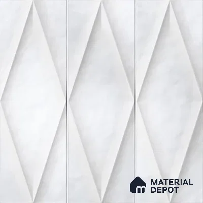 Faux Subway Wall Tile TL 07182 B Plaka Cosmo Bianco 1 ft x 1 ft Glossy Finish Ceramic Tile - 10 mm | Suitable For Kitchen & Bathroom