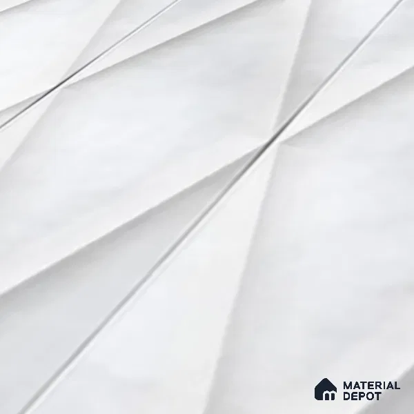 Faux Subway Wall Tile TL 07182 B Plaka Cosmo Bianco 1 ft x 1 ft Glossy Finish Ceramic Tile - 10 mm | Suitable For Kitchen & Bathroom
