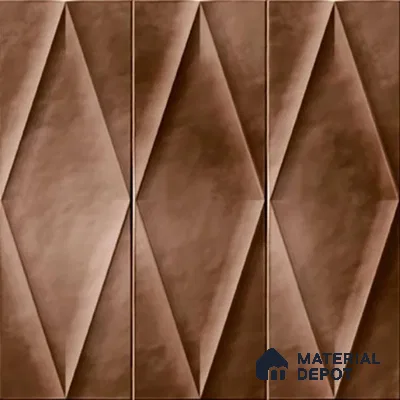 TL 07182 C Plaka Cosmo Fawn 1 ft x 1 ft Glossy Finish Ceramic Tile - 10 mm