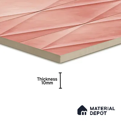 TL 07182 F Plaka Cosmo Taffy 1 ft x 1 ft Glossy Finish Ceramic Tile - 10 mm