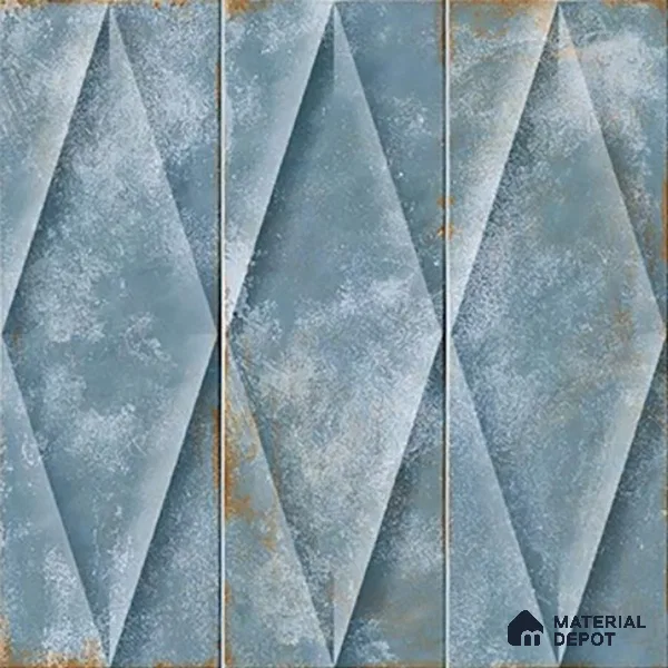 TL 07182 G Plaka Cosmo Turkish 1 ft x 1 ft Glossy Finish Ceramic Tile - 10 mm