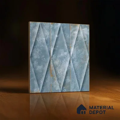 TL 07182 G Plaka Cosmo Turkish 1 ft x 1 ft Glossy Finish Ceramic Tile - 10 mm