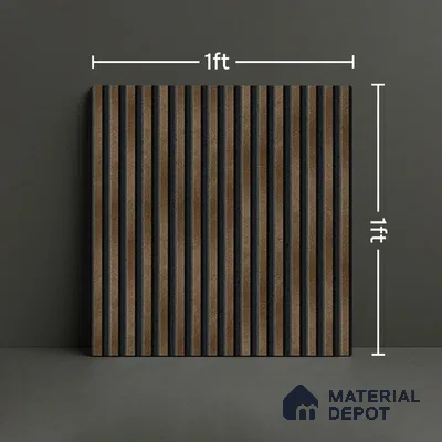 TL 07177 B Liner Cosmo Bronze 1 ft x 1 ft Glossy Finish Ceramic Tile - 10 mm | Please Expect a Slight Variation of Pattern