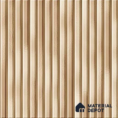TL 07177 D Liner Cosmo Ivory 1 ft x 1 ft Glossy Finish Ceramic Tile - 10 mm | Please Expect a Slight Variation of Pattern