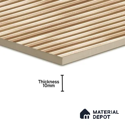 TL 07177 D Liner Cosmo Ivory 1 ft x 1 ft Glossy Finish Ceramic Tile - 10 mm | Please Expect a Slight Variation of Pattern