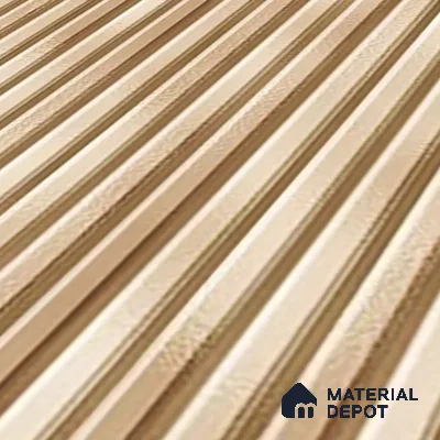 TL 07177 D Liner Cosmo Ivory 1 ft x 1 ft Glossy Finish Ceramic Tile - 10 mm | Please Expect a Slight Variation of Pattern