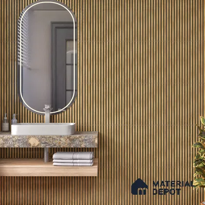 TL 07177 E Liner Cosmo Laguna 1 ft x 1 ft Glossy Finish Ceramic Tile - 10 mm | Please Expect a Slight Variation of Pattern