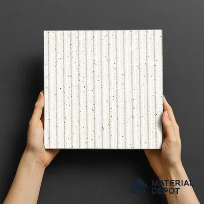 TL 07177 F Liner Cosmo Mist 1 ft x 1 ft Glossy Finish Ceramic Tile - 10 mm | Please Expect a Slight Variation of Pattern