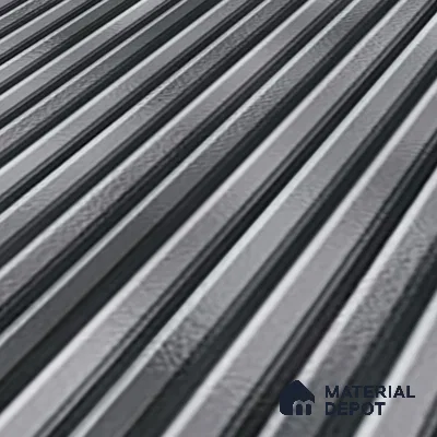 TL 07177 G Liner Cosmo Nero 1 ft x 1 ft Glossy Finish Ceramic Tile - 10 mm | Please Expect a Slight Variation of Pattern
