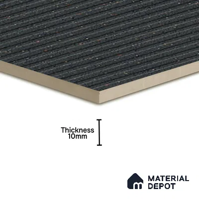 TL 07177 H Liner Cosmo Raven 1 ft x 1 ft Glossy Finish Ceramic Tile - 10 mm | Please Expect a Slight Variation of Pattern