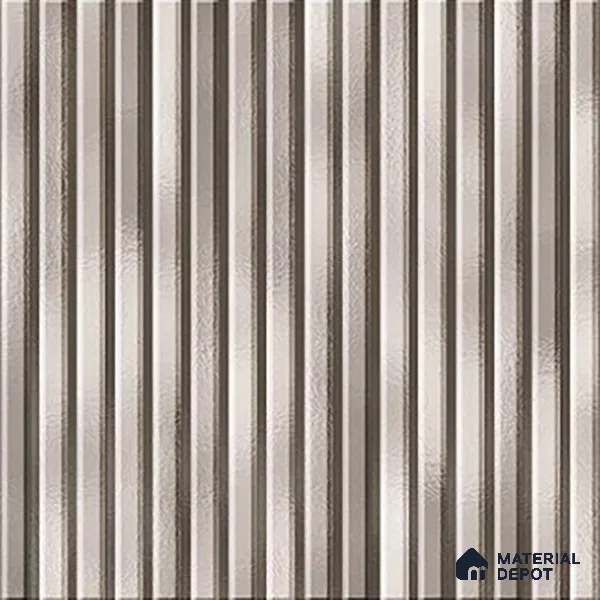 TL 07177 I Liner Cosmo Rust 1 ft x 1 ft Glossy Finish Ceramic Tile - 10 mm | Please Expect a Slight Variation of Pattern