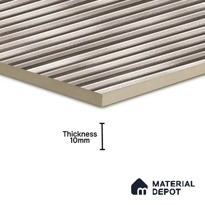 TL 07177 I Liner Cosmo Rust 1 ft x 1 ft Glossy Finish Ceramic Tile - 10 mm | Please Expect a Slight Variation of Pattern