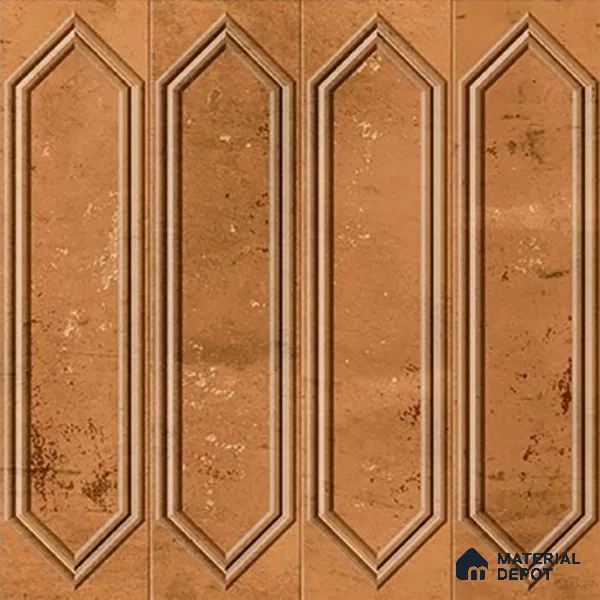 Highlighter Wall Tile TL 07181 B Picket Cosmo Cider 1 ft x 1 ft Glossy Finish Ceramic Tile - 10 mm | Suitable For Kitchen & Bathroom