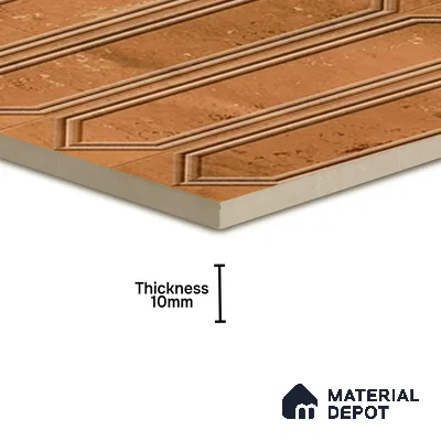 Highlighter Wall Tile TL 07181 B Picket Cosmo Cider 1 ft x 1 ft Glossy Finish Ceramic Tile - 10 mm | Suitable For Kitchen & Bathroom