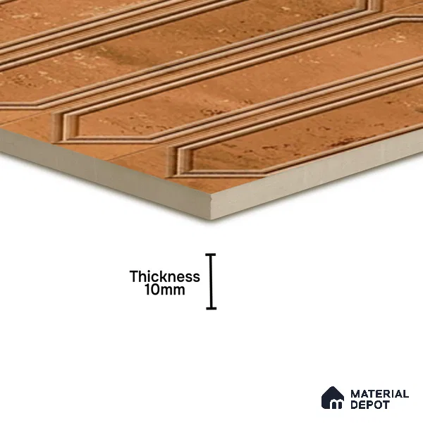 Highlighter Wall Tile TL 07181 B Picket Cosmo Cider 1 ft x 1 ft Glossy Finish Ceramic Tile - 10 mm | Suitable For Kitchen & Bathroom