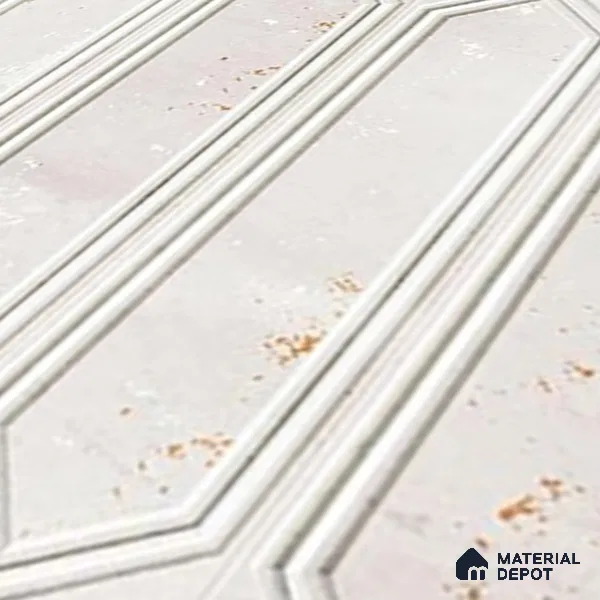 TL 07181 D Picket Cosmo Linen 1 ft x 1 ft Glossy Finish Ceramic Tile - 10 mm