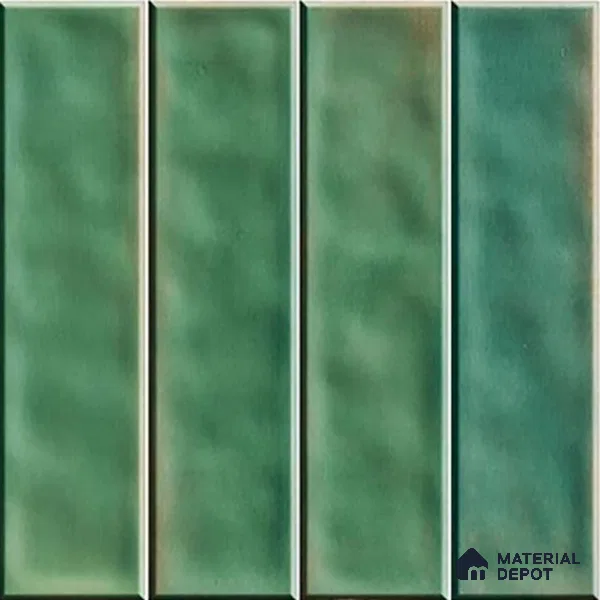 Faux Subway Wall Tile TL 07184 B Tikal Cosmo Fern 1 ft x 1 ft Glossy Finish Ceramic Tile - 10 mm | Suitable For Kitchen & Bathroom