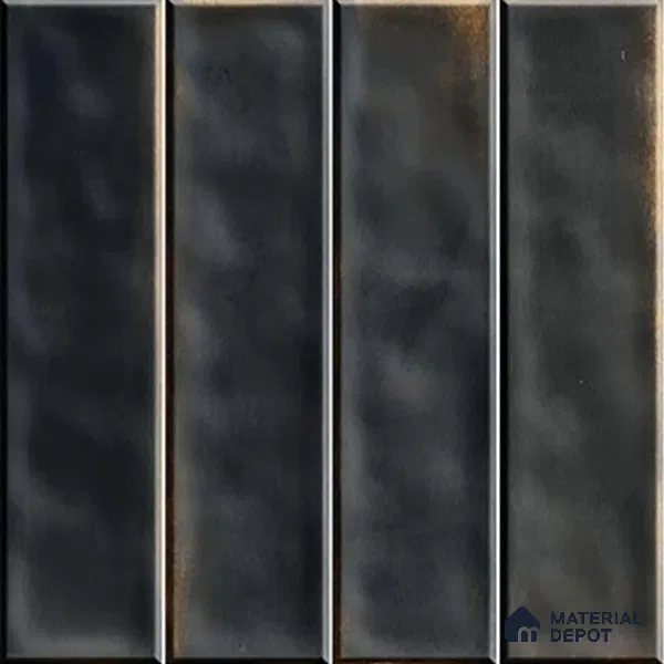 Faux Subway Wall Tile TL 07184 C Tikal Cosmo Kohl 1 ft x 1 ft Glossy Finish Ceramic Tile - 10 mm | Suitable For Kitchen & Bathroom