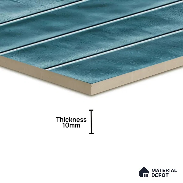 TL 07184 F Tikal Cosmo Pine 1 ft x 1 ft Glossy Finish Ceramic Tile - 10 mm