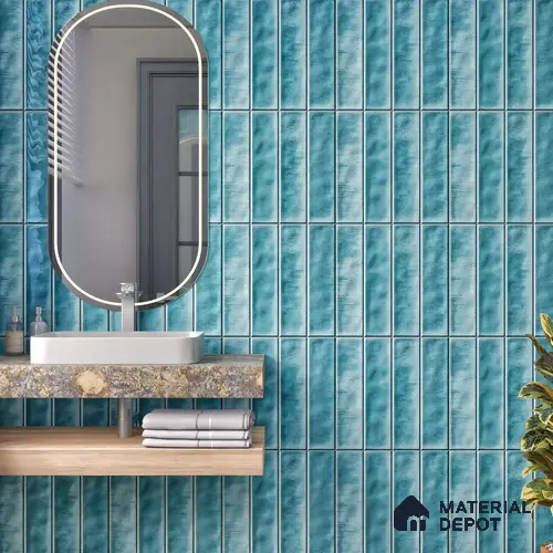 TL 07184 F Tikal Cosmo Pine 1 ft x 1 ft Glossy Finish Ceramic Tile - 10 mm