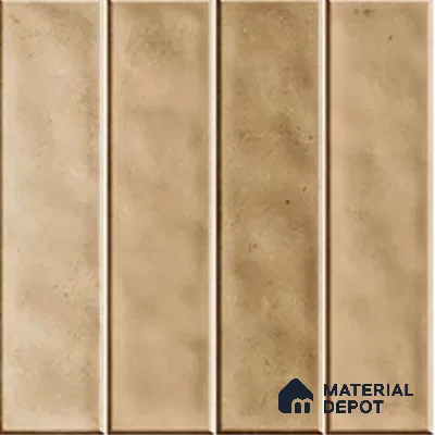 Faux Subway Wall Tile TL 07184 H Tikal Cosmo Sepia 1 ft x 1 ft Glossy Finish Ceramic Tile - 10 mm | Suitable For Kitchen & Bathroom