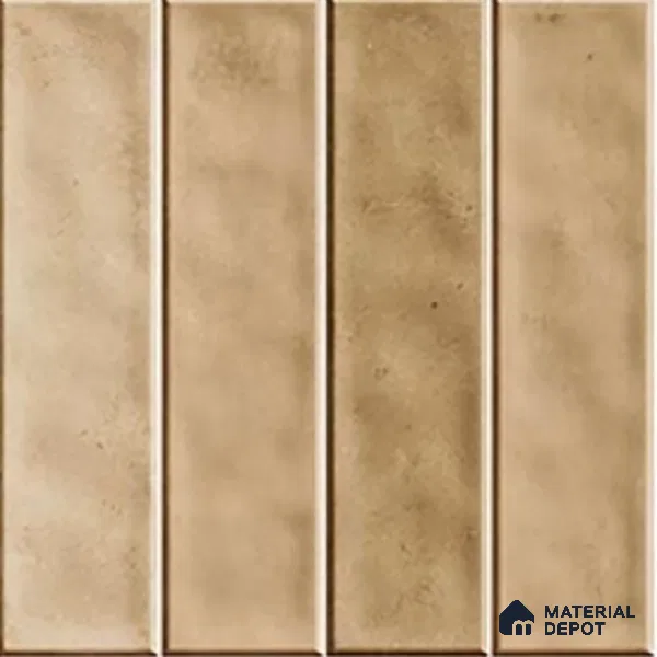 Faux Subway Wall Tile TL 07184 H Tikal Cosmo Sepia 1 ft x 1 ft Glossy Finish Ceramic Tile - 10 mm | Suitable For Kitchen & Bathroom
