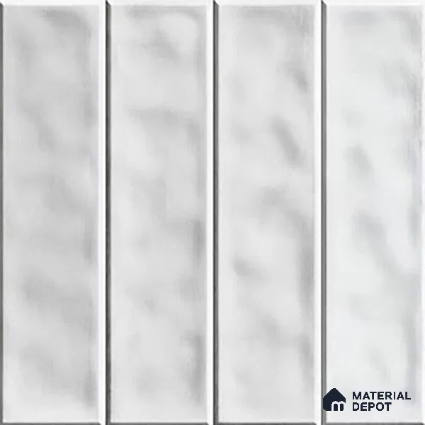 Faux Subway Wall Tile TL 07184 I Tikal Cosmo Snow 1 ft x 1 ft Glossy Finish Ceramic Tile - 10 mm | Suitable For Kitchen & Bathroom