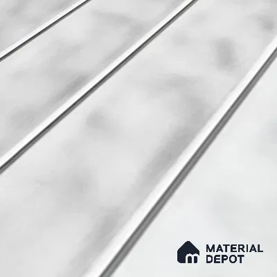 Faux Subway Wall Tile TL 07184 I Tikal Cosmo Snow 1 ft x 1 ft Glossy Finish Ceramic Tile - 10 mm | Suitable For Kitchen & Bathroom