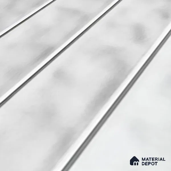 Faux Subway Wall Tile TL 07184 I Tikal Cosmo Snow 1 ft x 1 ft Glossy Finish Ceramic Tile - 10 mm | Suitable For Kitchen & Bathroom