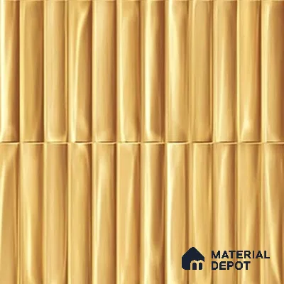 TL 07174 C Bumpy Cosmo Carmel 1 ft x 1 ft Glossy Finish Ceramic Tile - 10 mm | Please Expect a Slight Variation of Pattern