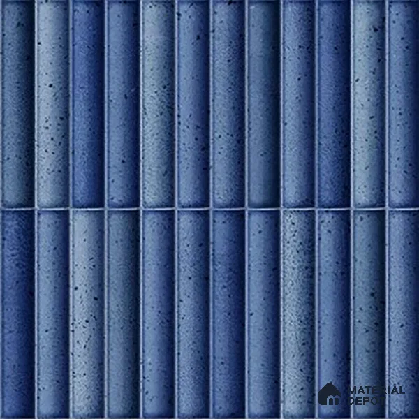 TL 07174 J Bumpy Cosmo Shappire 1 ft x 1 ft Glossy Finish Ceramic Tile - 10 mm | Please Expect a Slight Variation of Pattern
