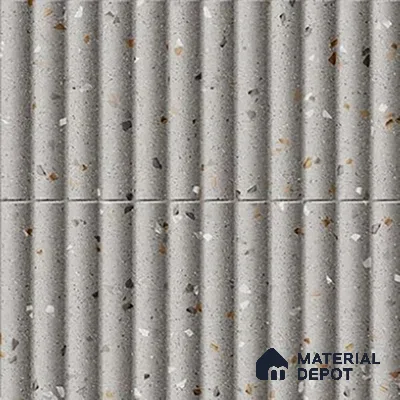 TL 07174 K Bumpy Cosmo Sude 1 ft x 1 ft Glossy Finish Ceramic Tile - 10 mm | Please Expect a Slight Variation of Pattern