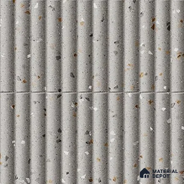 TL 07174 K Bumpy Cosmo Sude 1 ft x 1 ft Glossy Finish Ceramic Tile - 10 mm | Please Expect a Slight Variation of Pattern