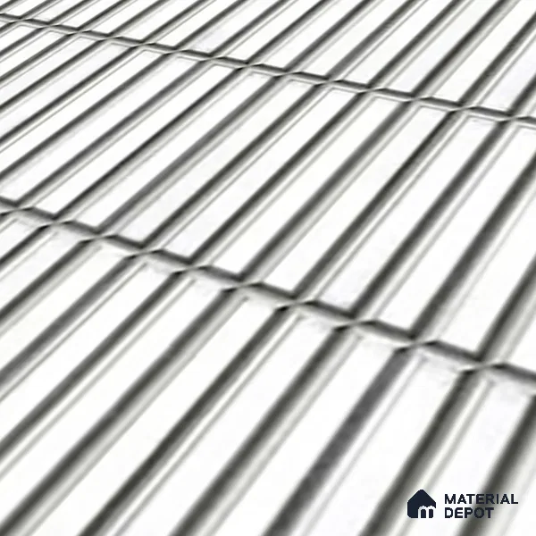 TL 07176 Kitkat Cosmo Bianco 1 ft x 1 ft Glossy Finish Ceramic Tile - 10 mm | Please Expect a Slight Variation of Pattern