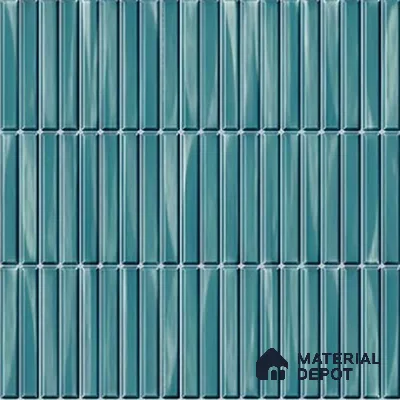 TL 07176 D Kitkat Cosmo Ocean 1 ft x 1 ft Glossy Finish Ceramic Tile - 10 mm | Please Expect a Slight Variation of Pattern