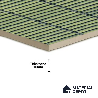 TL 07176 E Kitkat Cosmo Pine 1 ft x 1 ft Glossy Finish Ceramic Tile - 10 mm | Please Expect a Slight Variation of Pattern