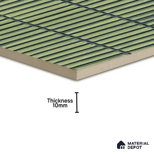 TL 07176 E Kitkat Cosmo Pine 1 ft x 1 ft Glossy Finish Ceramic Tile - 10 mm | Please Expect a Slight Variation of Pattern