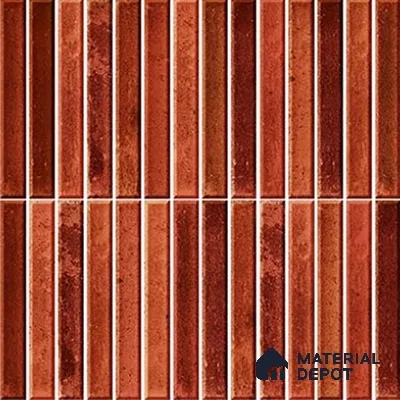 TL 07172 J Bissel Cosmo Ruby 1 ft x 1 ft Glossy Finish Ceramic Tile - 10 mm | Please Expect a Slight Variation of Pattern