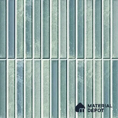 TL 07172 K Bissel Cosmo Sage 1 ft x 1 ft Glossy Finish Ceramic Tile - 10 mm | Please Expect a Slight Variation of Pattern
