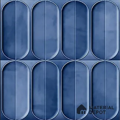 Highlighter Wall Tile TL 07179 Opal Cosmo Avio 1 ft x 1 ft Glossy Finish Ceramic Tile - 10 mm | Suitable For Kitchen & Bathroom