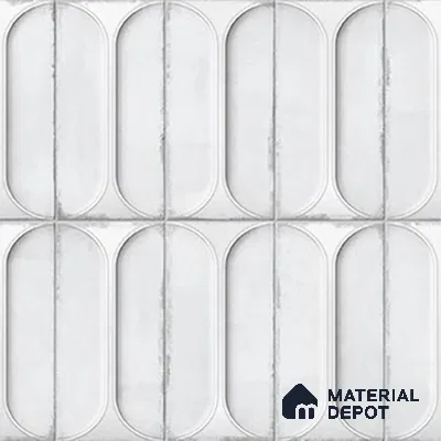 Highlighter Wall Tile TL 07179 D Opal Cosmo Ice 1 ft x 1 ft Glossy Finish Ceramic Tile - 10 mm | Suitable For Kitchen & Bathroom