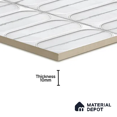 Highlighter Wall Tile TL 07179 D Opal Cosmo Ice 1 ft x 1 ft Glossy Finish Ceramic Tile - 10 mm | Suitable For Kitchen & Bathroom