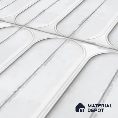 Highlighter Wall Tile TL 07179 D Opal Cosmo Ice 1 ft x 1 ft Glossy Finish Ceramic Tile - 10 mm | Suitable For Kitchen & Bathroom