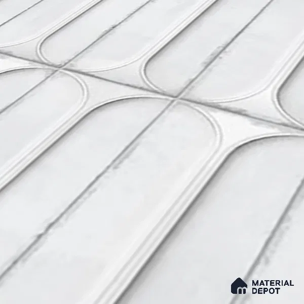 Highlighter Wall Tile TL 07179 D Opal Cosmo Ice 1 ft x 1 ft Glossy Finish Ceramic Tile - 10 mm | Suitable For Kitchen & Bathroom