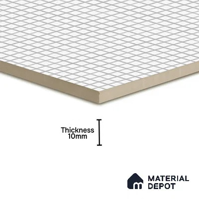 Mosaic Wall Tile TL 07180 Penny Cosmo White 1 ft x 1 ft Glossy Finish Ceramic Tile - 10 mm