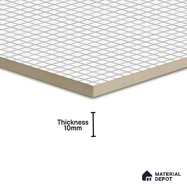 Mosaic Wall Tile TL 07180 Penny Cosmo White 1 ft x 1 ft Glossy Finish Ceramic Tile - 10 mm