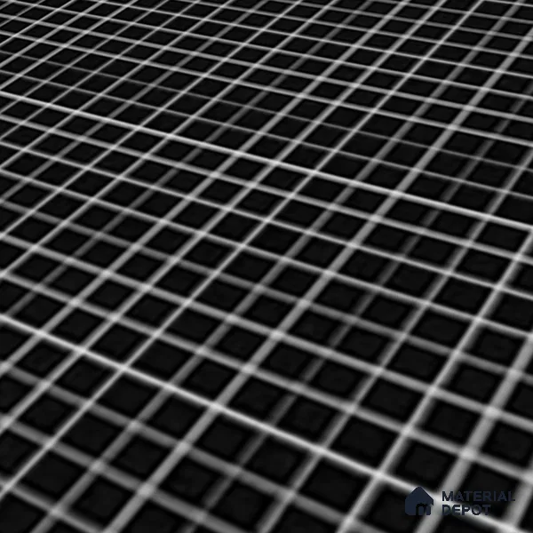 Mosaic Wall Tile TL 07180 B Penny Cosmo Black 1 ft x 1 ft Glossy Finish Ceramic Tile - 10 mm