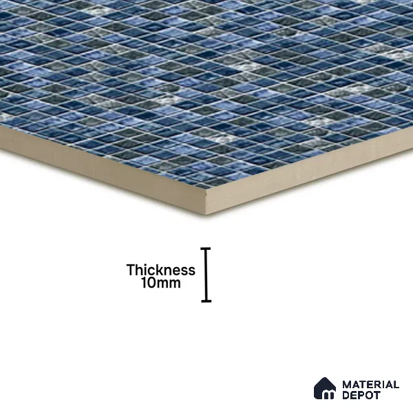 Mosaic Wall Tile TL 07180 C Penny Cosmo Duero 1 ft x 1 ft Glossy Finish Ceramic Tile - 10 mm