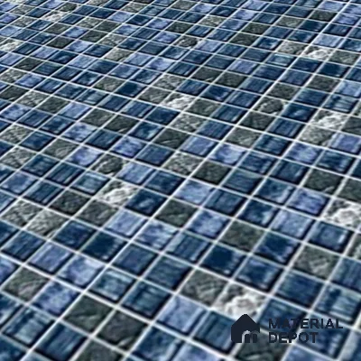 Mosaic Wall Tile TL 07180 C Penny Cosmo Duero 1 ft x 1 ft Glossy Finish Ceramic Tile - 10 mm